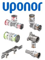 Uponor Fittingsystem S-Press Plus Messing entzinkungsbeständig