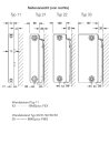 Buderus Logatrend Flachheizkörper C-Profil Typ 11 300 400 inkl. FEX Befestigung und Stopfen