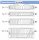 Buderus Logatrend Ventilheizkörper VC-Profil 11/900/1200 Anschluss Links mit Befestigung FEX  und Stopfen