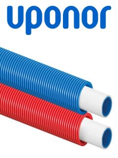 Uponor Uni Pipe PLUS weiß im Schutzrohr 16x2,0 - 25/20 red 75m 1063061