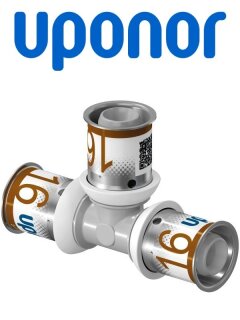 Uponor S-Press PLUS T-Stück PPSU 16-16-16 1039944