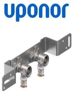 Uponor S-Press PLUS Montageeinheit 16-Rp1/2"FT c/c80mm 1070661
