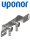 Uponor S-Press PLUS Montageeinheit 16-Rp1/2"FT c/c80mm 1070661