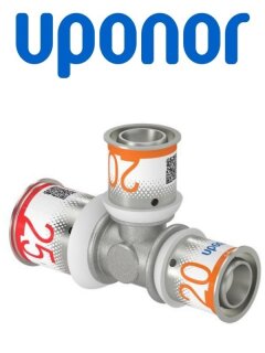 Uponor S-Press PLUS T-Stück reduziert 25-20-20 1070576