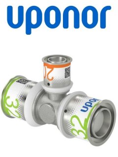 Uponor S-Press PLUS T-Stück reduziert 32-20-32 1070581