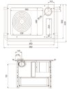 Wamsler Westminster Landhausherd K 185F / K 85F  Anschluss rechts weiß 6KW