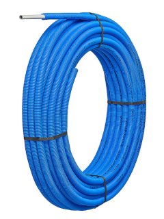 Rohr Alpex F50 Profi 16 x 2.0mm weiss mit Schutzrohr blau im Ring je 50m 83616201