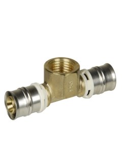 Übergangs-T-Stück Alpex F50 Profi 16mm x 1/2" IG x 16mm auf Mepla-Fix 86916852