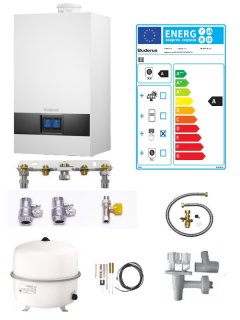 Buderus Logaplus Paket W22S GB172i.2-15 KW Zubehör Solarspeicher 300l