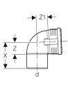 Silent-PP Bogen 87,5 Grad d32