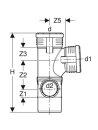 Silent-PP Kombiabzweig 87,5 Grad links  d110/90/50