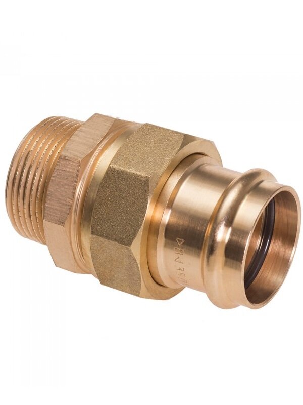 Conex Bänninger Verschraubung B-press flachdicht.Rotguss 15mm x 1/2 ...