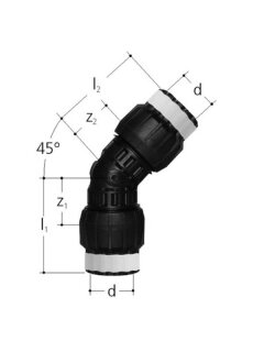 SANIPEX-MT-Winkel 45 Gradä.D. 32 mm, 4676.032