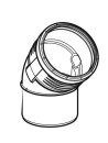Geberit Silent-PP Bogen 45Gr d50