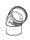 Geberit Silent-PP Bogen 45Gr d50