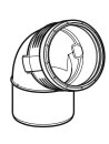 Geberit Silent-PP Bogen 67,5Gr d50