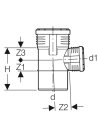 Geberit Silent-PP Abzweig 87,5Gr d75/50