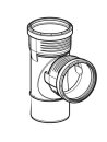 Geberit Silent-PP Abzweig 87,5Gr zweifach d125/110