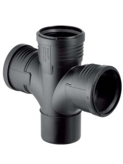 Geberit Silent-PP Bogenabzweigung 87,5Gr zweifach d110/110