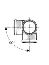 Geberit Silent-PP Eckabzweig 87,5Gr d90/90/90