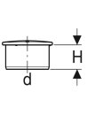 Geberit Silent-PP Muffenstopfen d90