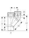 Geberit Silent-PP Parallelabzweig 45Gr d110/110