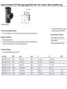 Geberit Silent-PP Reinigungsstück 90Gr mit runder Serviceöffnung d90