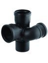 Geberit Silent-PP Schachtbogenabzweig 87,5Gr links d90/75/90