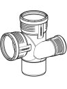Geberit Silent-PP Schachtbogenabzweig 87,5Gr links d90/75/90