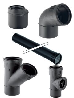Geberit Silent PP Rohr und Formteile