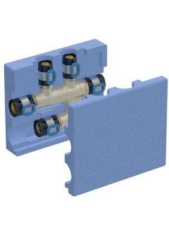 Geberit FlowFit Kreuzungs-T-Stück mit DämmboxSiBr d25-d20-d25