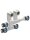 Geberit FlowFit Set Anschluss-T-Stückfür Vorl./Rückl. SiBr d16-15-16
