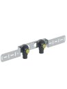 Geberit FlowFit Anschlusswinkel 90Grvormontiert zweifach...