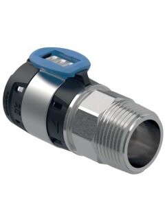 Geberit FlowFit Übergang mit AussengewindeEdelstahl d25-R3/4