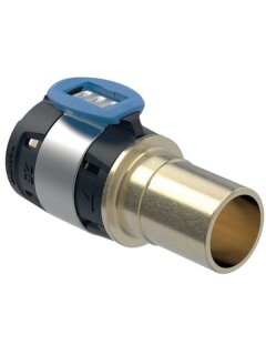 Geberit FlowFit Übergang auf Mapressm. Einschubende Rg+ d40-d35
