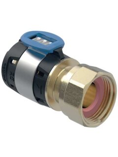 Geberit FlowFit Übergang mit ÜberwurfmutterSiBr d25-G1 1/2
