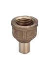 Uebergangs-Muffennippel Rotguss 18mm x   1/2" IG 4246g