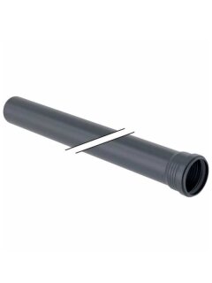 Geberit Silent-Pro Rohr mit Muffe d90mm L100cm 393.404.14.1