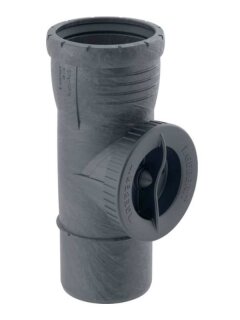 Geberit Silent-Pro Reinigungsstück d50 90Gr mit runder Serviceöffnung 393.227.14.1