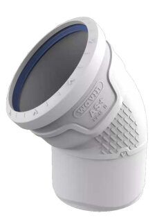Wavin Bogen AS+ DN 100 45 Grad