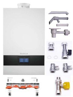 Buderus Logaplus-Paket W25 GB172i.2-20 KDW Kombitherme H, BC400, Aufputz