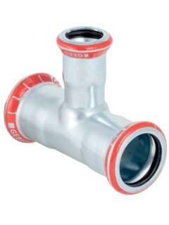 Geberit Mapress C-Stahl T-Stück reduziert d88,9-54-88,9 verzinkt
