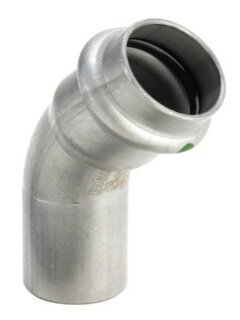 Viega Sanpress Inox-Bogen 45° IxA  SC-Contur 54 Viega 435448