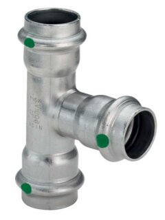 Viega Sanpress Inox-T-Stück  mit SC-Contur 54x35x54 Viega 436063