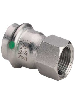 Viega Sanpress Inox-Übergangsstück  SC-Contur 18xRp3/4 Viega 436605